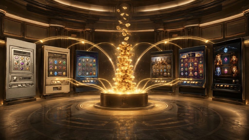 Historia de los primeros jackpots acumulativos en tragamonedas online